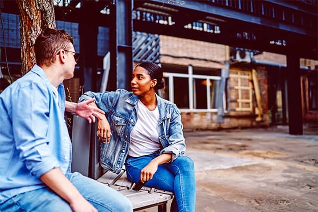 Cuplu care are un dezacord